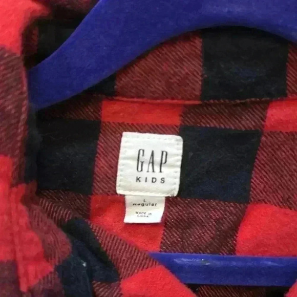 Gap Boys flannel shirt size medium, large, and extra large available buy 1 - Picture 2 of 3